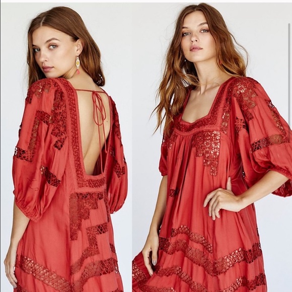 Free People  *Limited Edition* Gemma’s  Dress Lace NEW - Picture 4 of 8